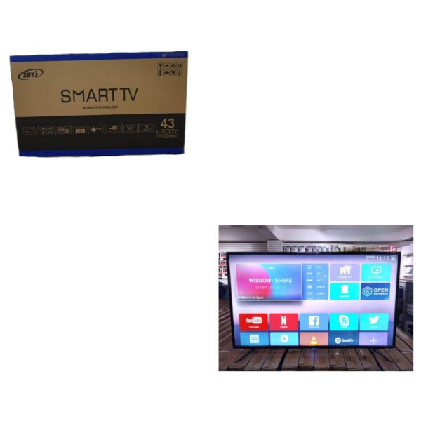 Televisión Smart SOYI de 43 pulgadas